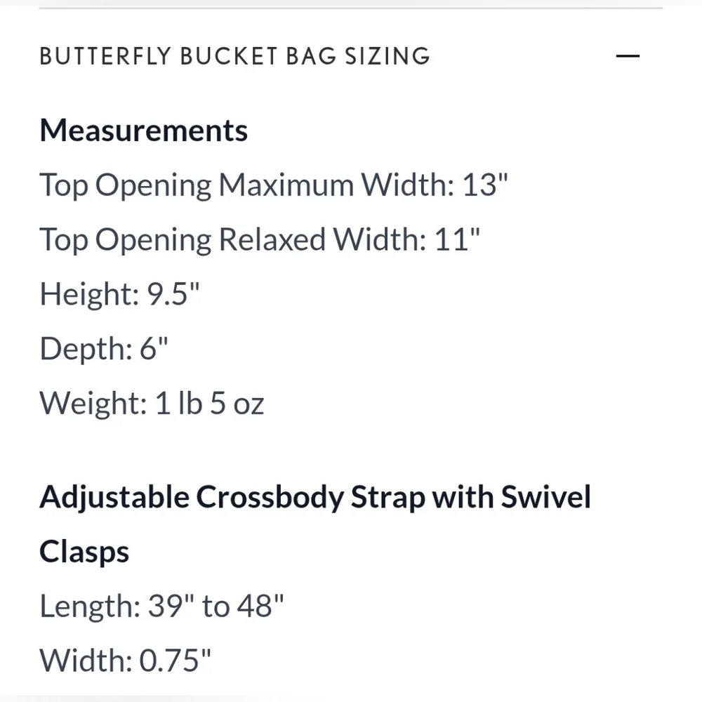 Portland Leather Goods Butterfly Bag In Bone - Picture 16 of 16